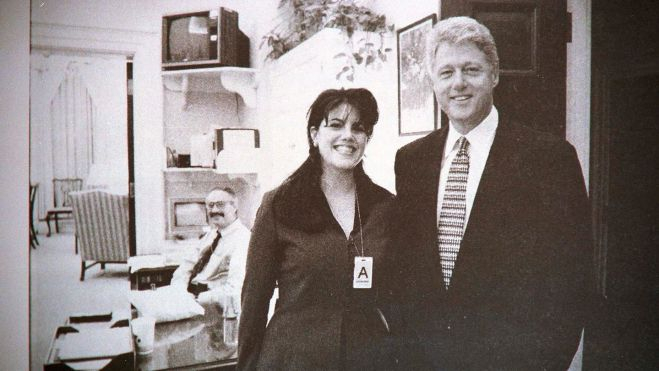 Mónica Lewinsky y Bill Clinton