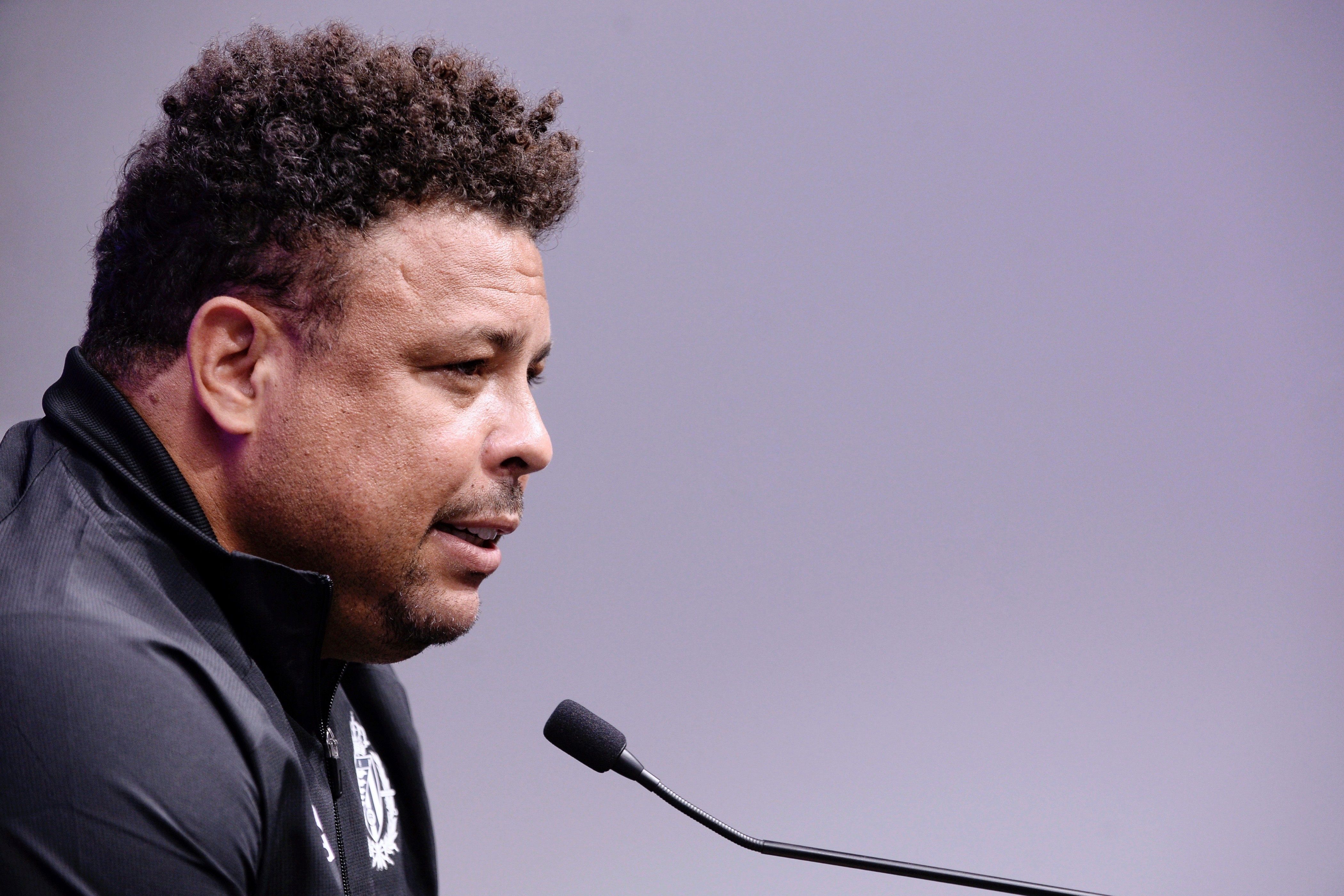 Ronaldo Nazario en una entrevista
