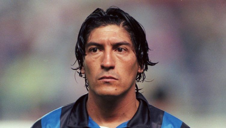 Iván Zamorano en su etapa en el Inter de Milán Iván Zamorano en su etapa en el Inter de Milán
