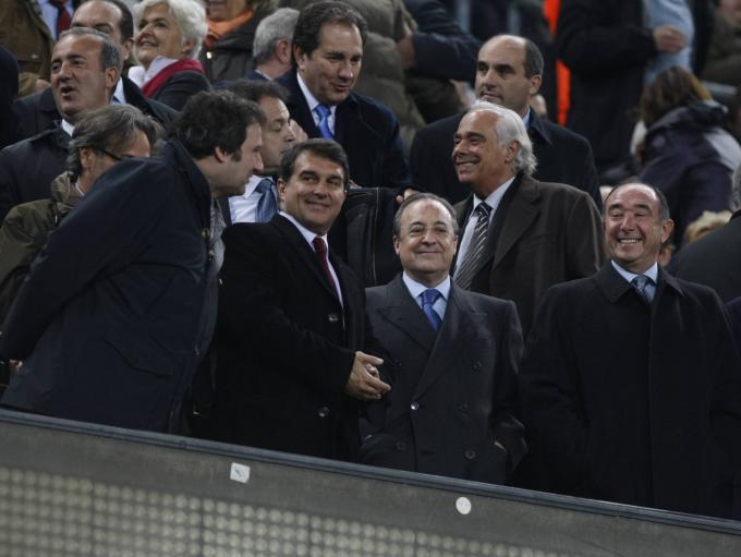 Joan Laporta y Florentino Pérez Joan Laporta y Florentino Pérez