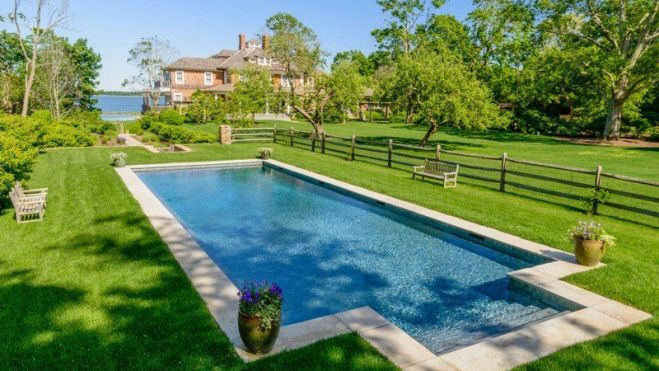 El precioso jardín de la vivienda vacacional de Richard Gere El precioso jardín de la vivienda vacacional de Richard Gere