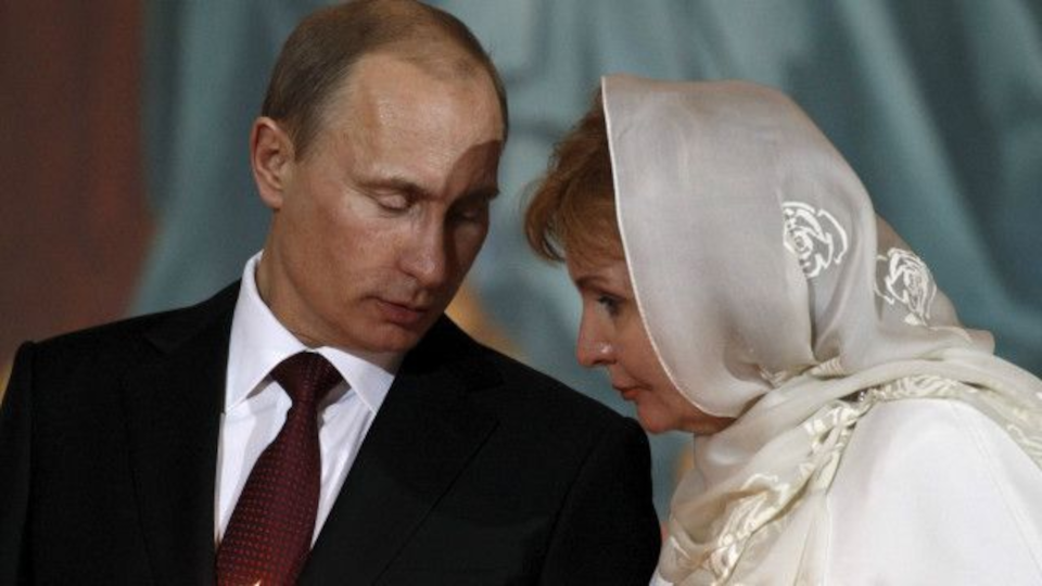 Putin con Lyudmila Putina.
