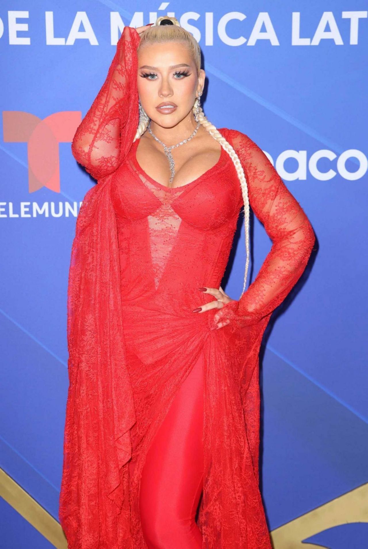 Christina Aguilera en los premios de música latina