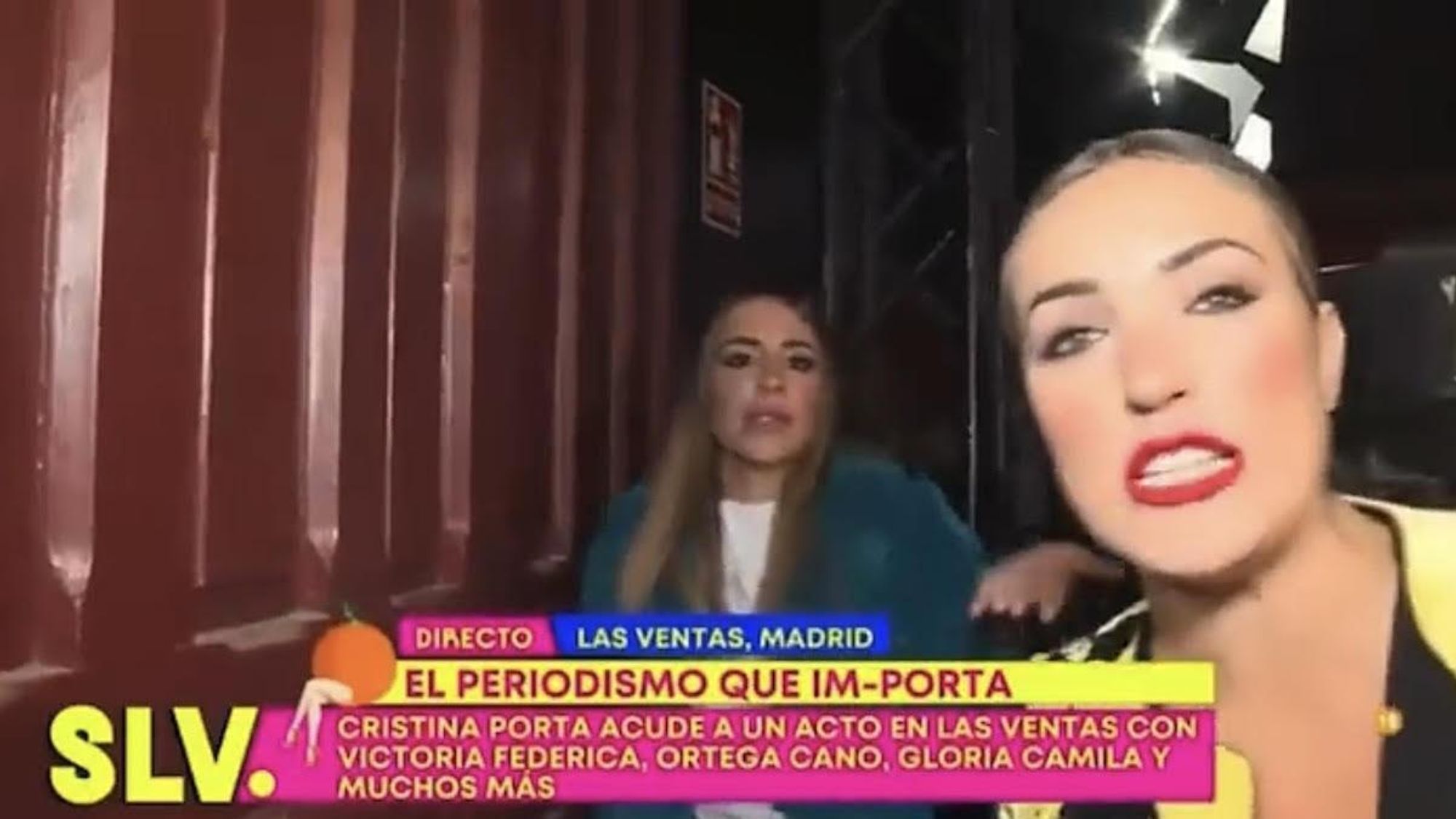 Momento de tensión entre Marta Riesco y Cristina Porta Momento de tensión entre Marta Riesco y Cristina Porta