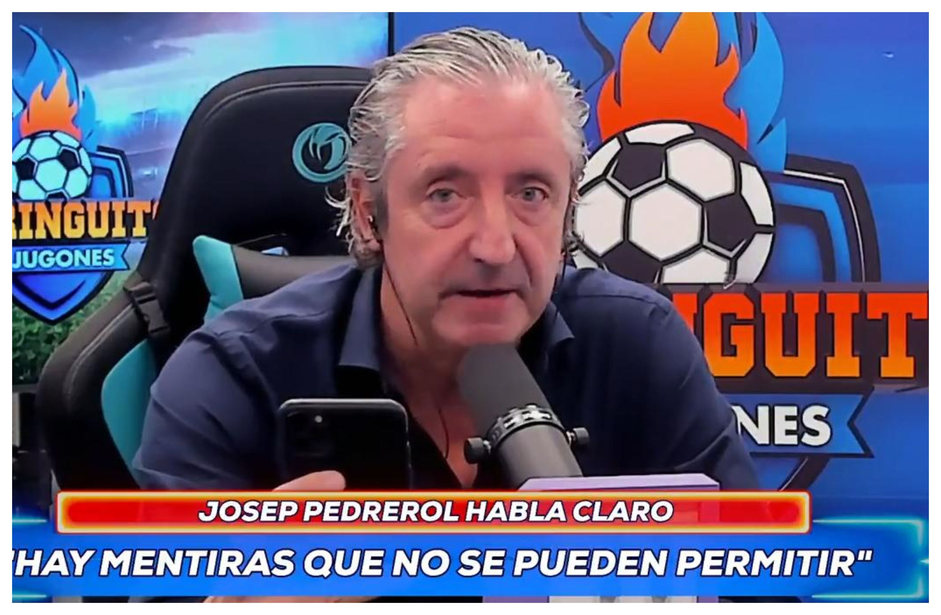 Josep Pedrerol en 'El Chiringuito'