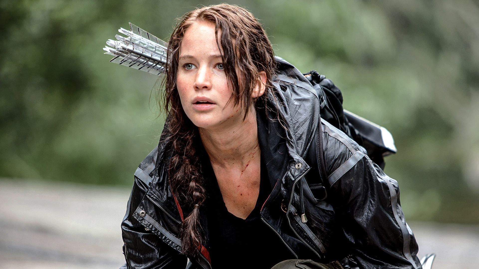 Jennifer Lawrence en la película del accidente Jennifer Lawrence en la película del accidente