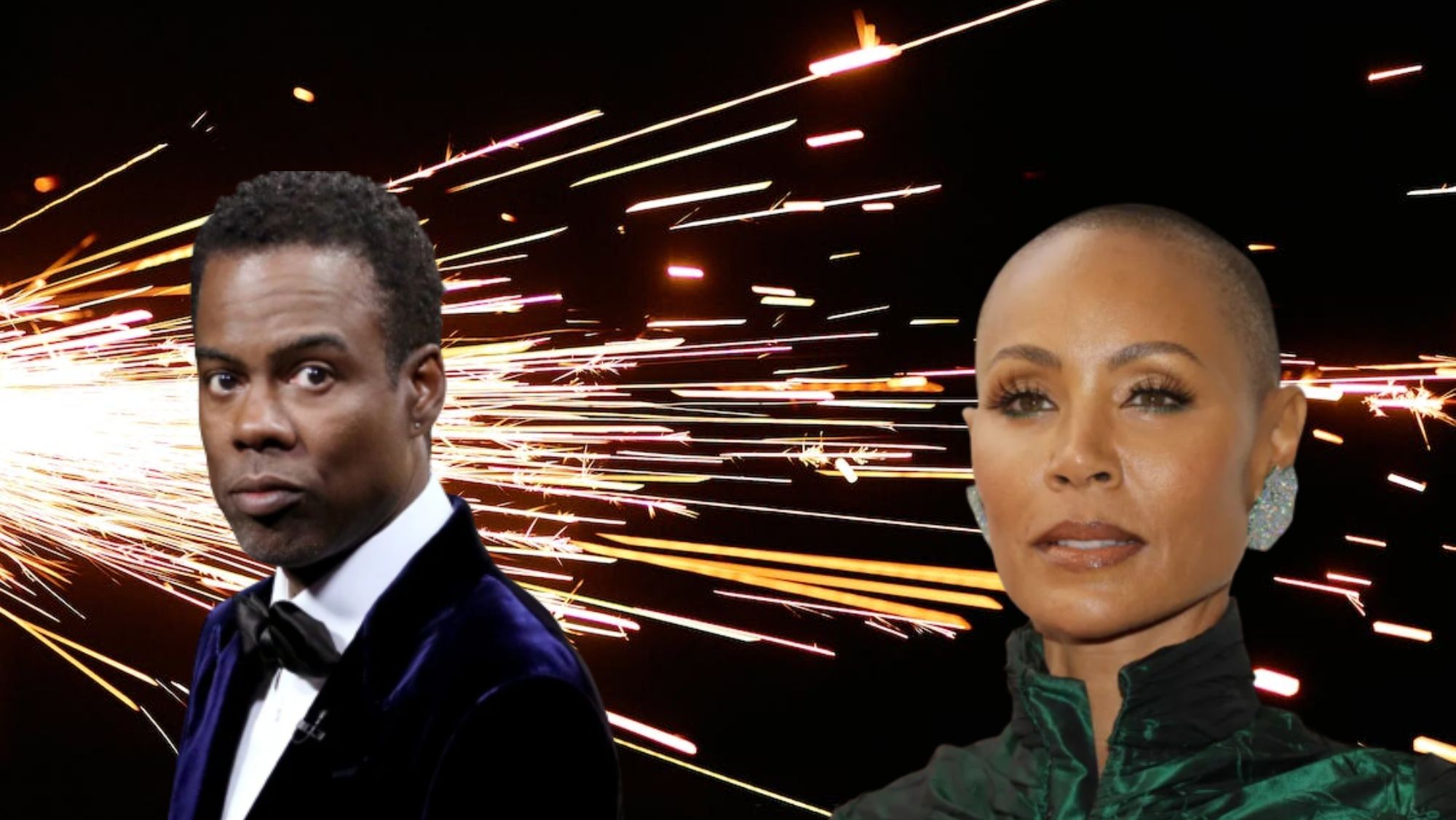 Chris Rock y Jada Pinkett