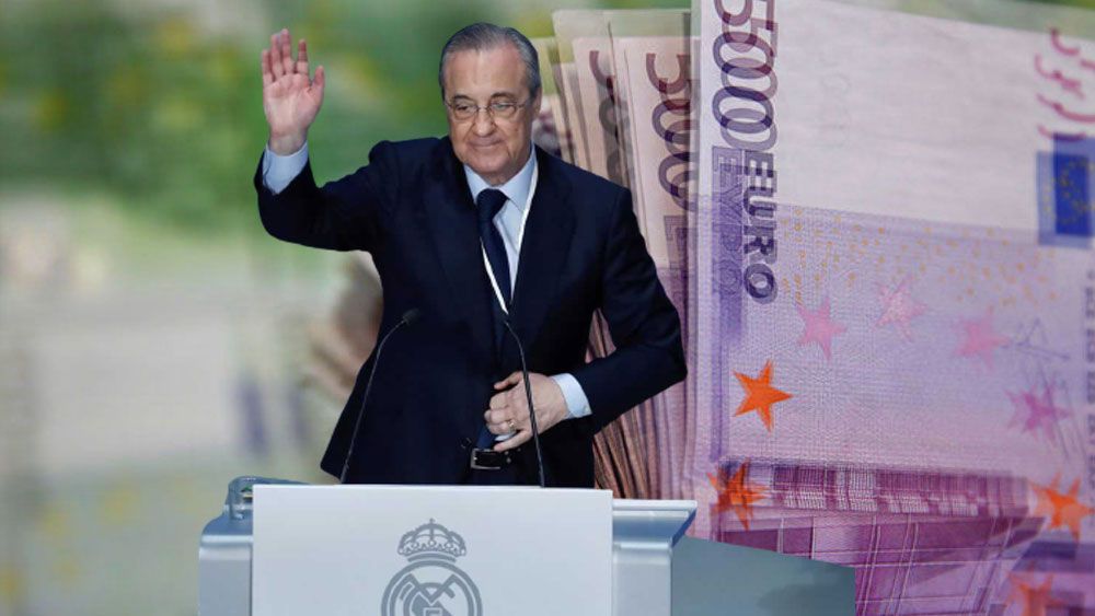Florentino Pérez promete una inversión de 1.000 millones de euros en 2024 o 2025