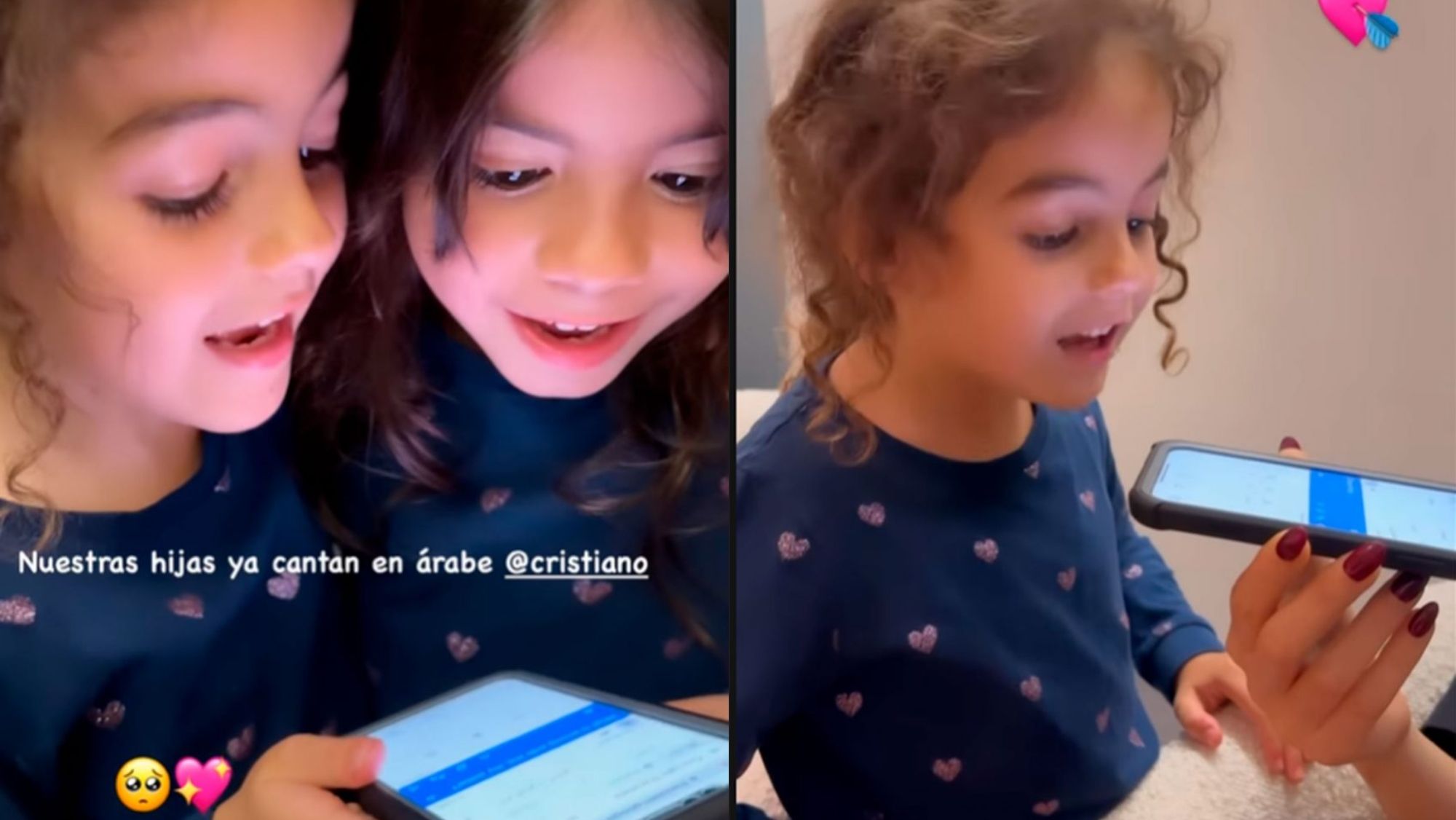 Las hijas de Georgina y Cristiano Ronaldo Las hijas de Georgina y Cristiano Ronaldo