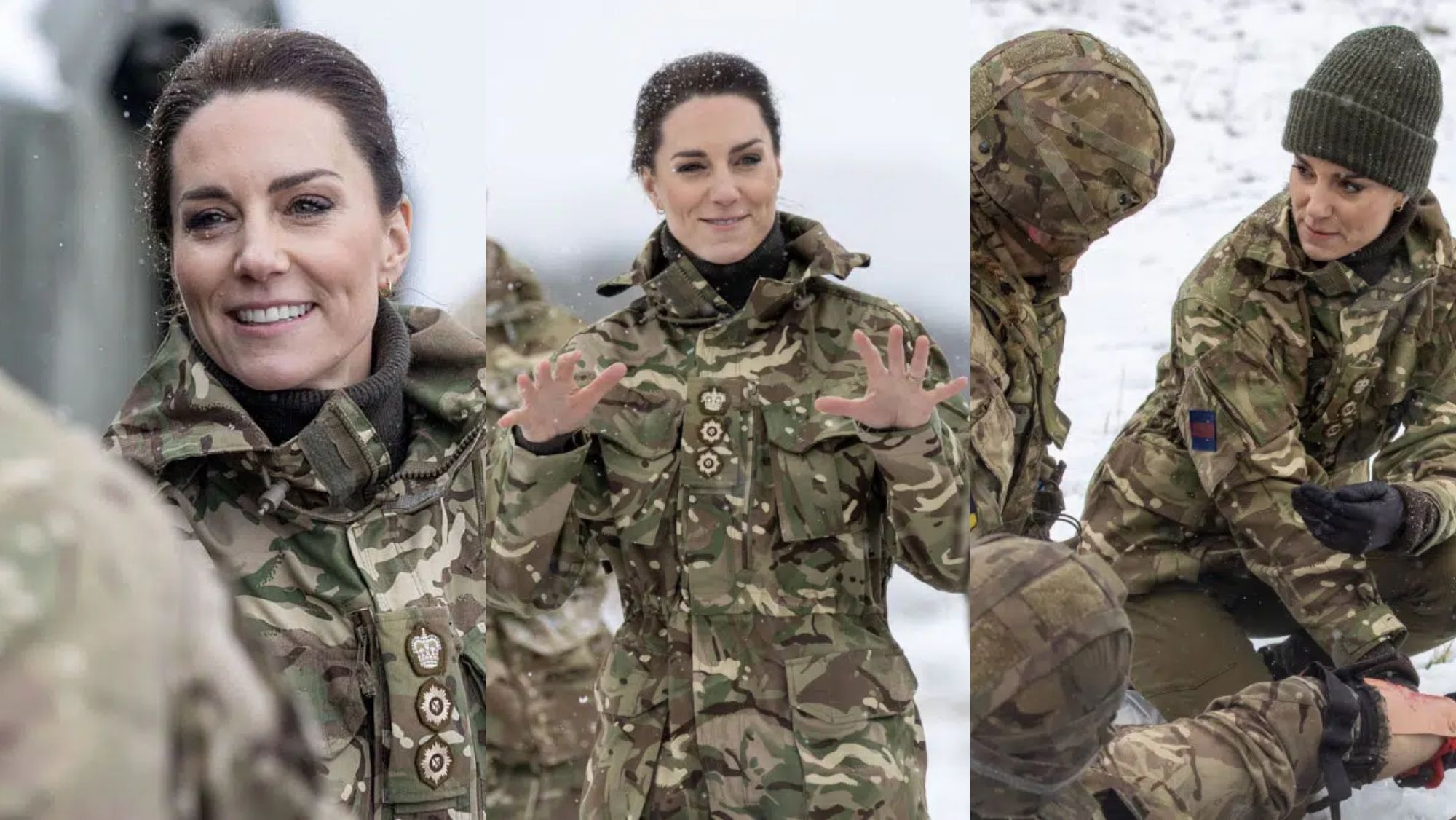 Kate Middelton con su look militar