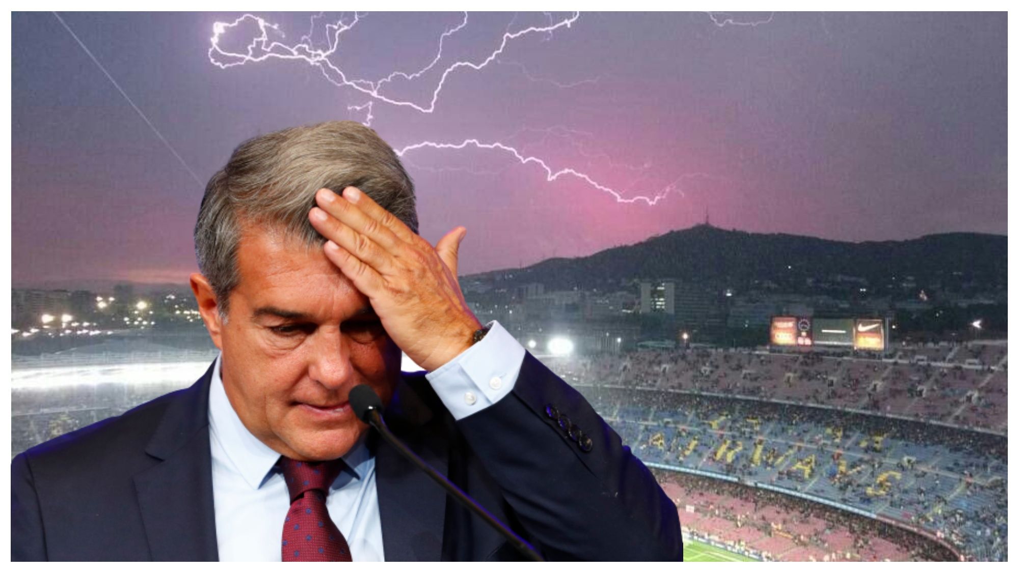 Joan Laporta, presidente del Fútbol Club Barcelona, acorralado por el Caso Negreira