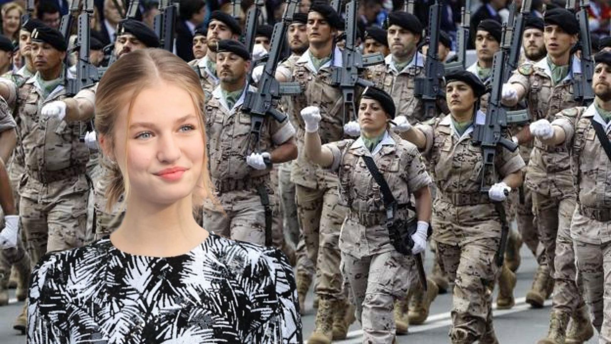 Princesa Leonor y el ejército