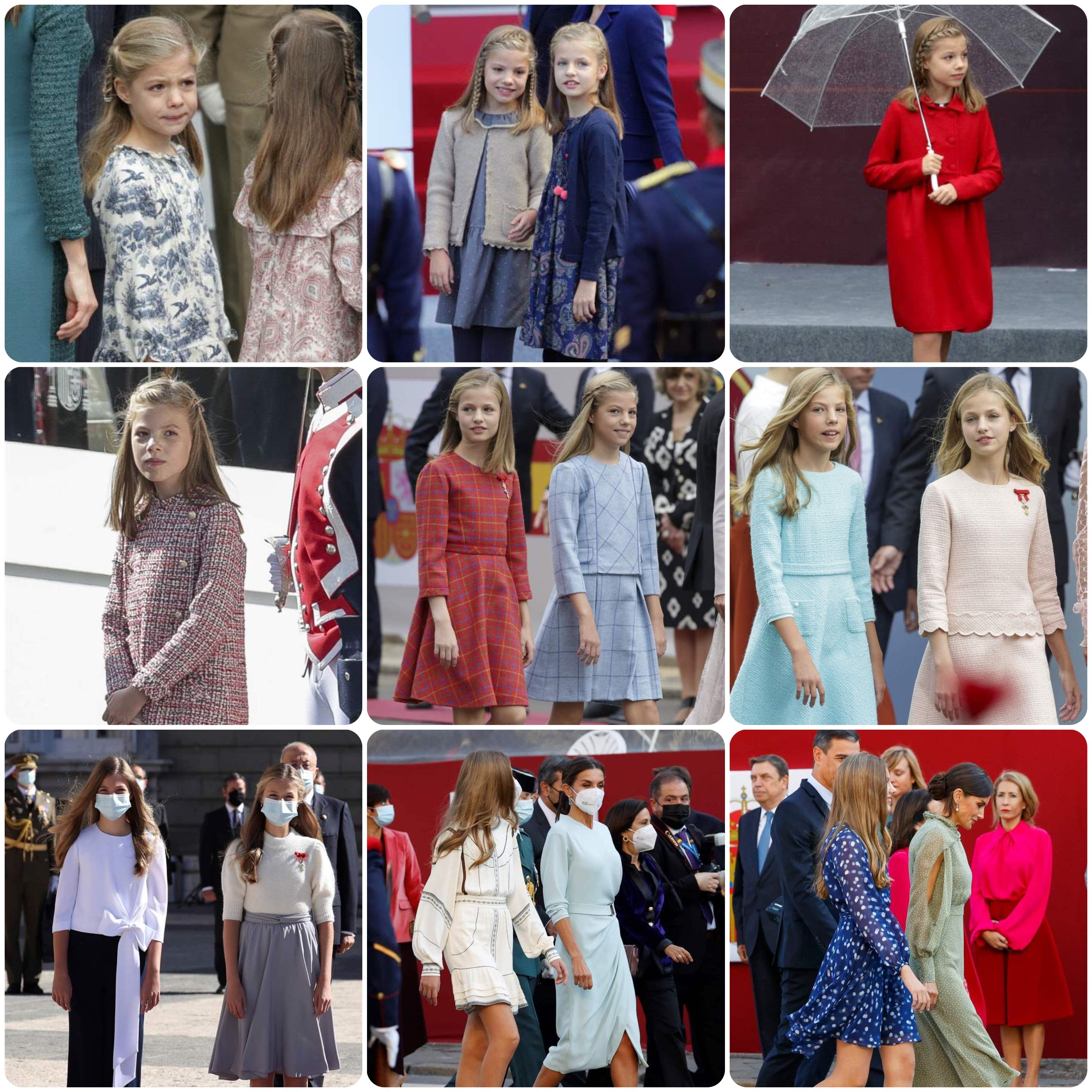 Evolución Infanta Sofía Evolución Infanta Sofía