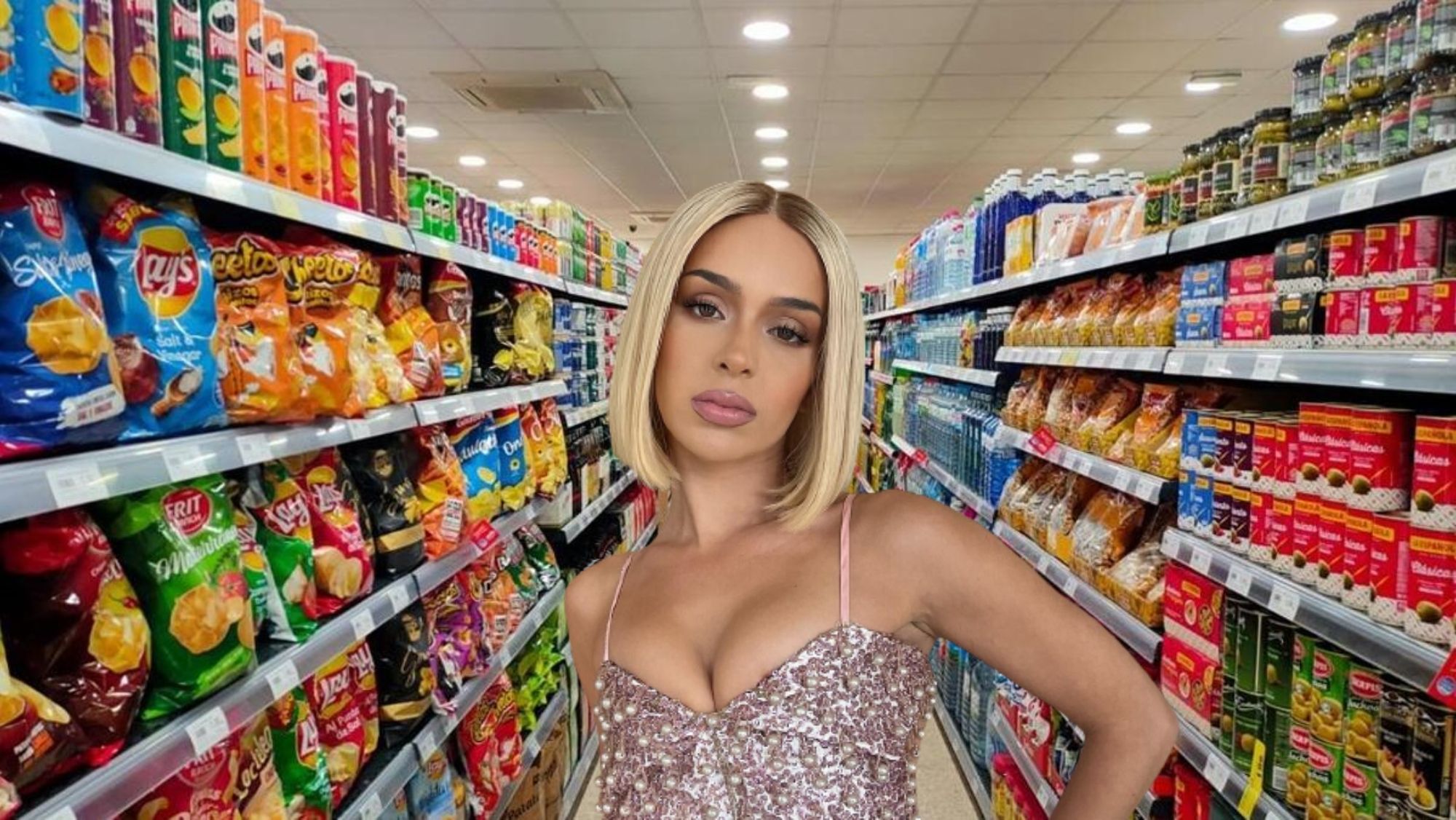 Bad Gyal en el supermercado