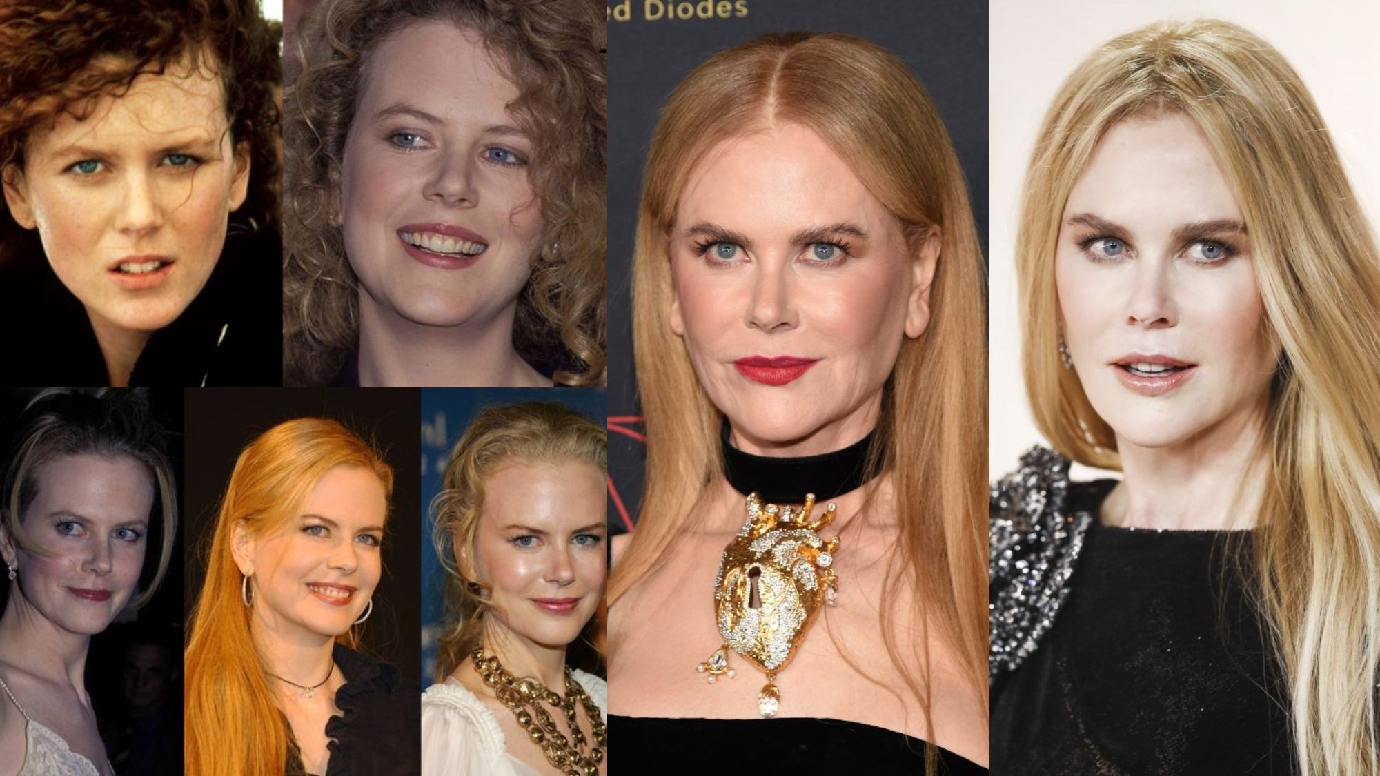 Los cambios de Nicole Kidman Los cambios de Nicole Kidman