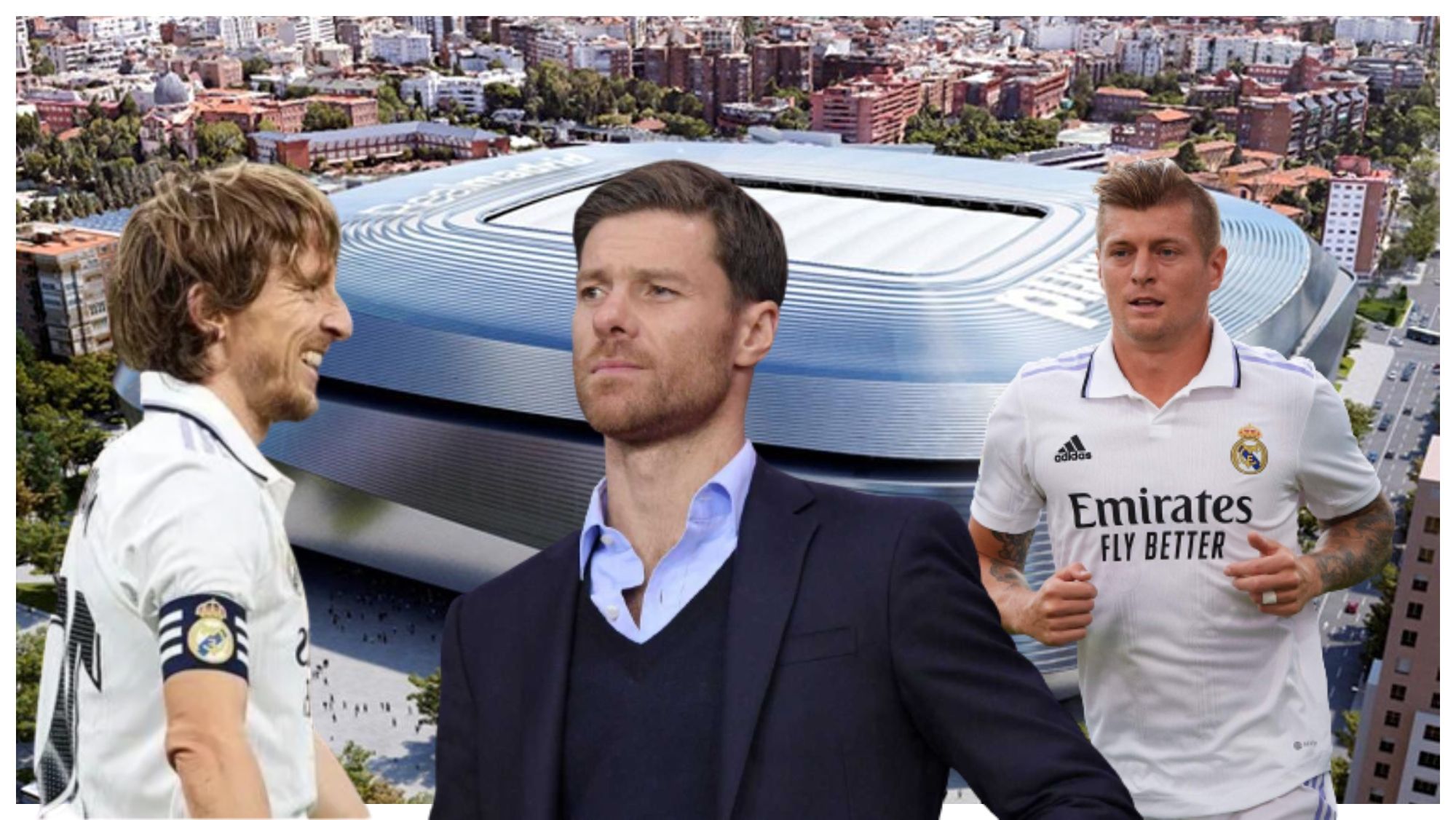 Xabi Alonso, Luka Modric y Toni Kroos