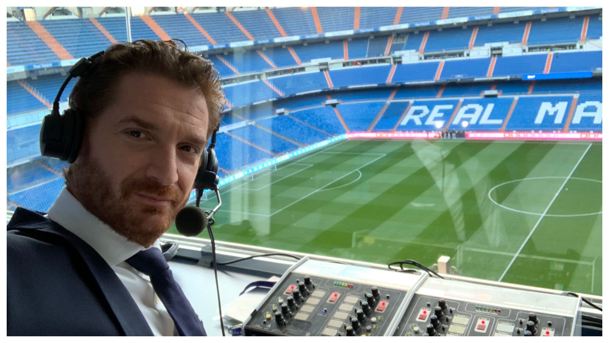 David Álvarez en un partido con RMTV
