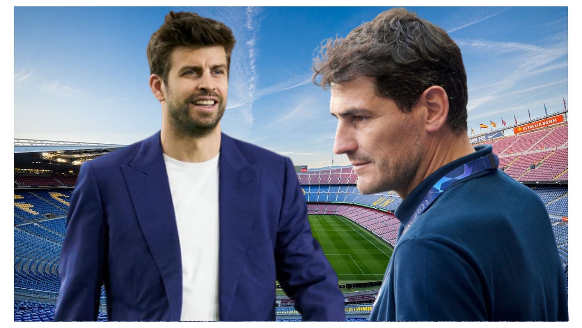 Gerard Piqué e Iker Casillas
