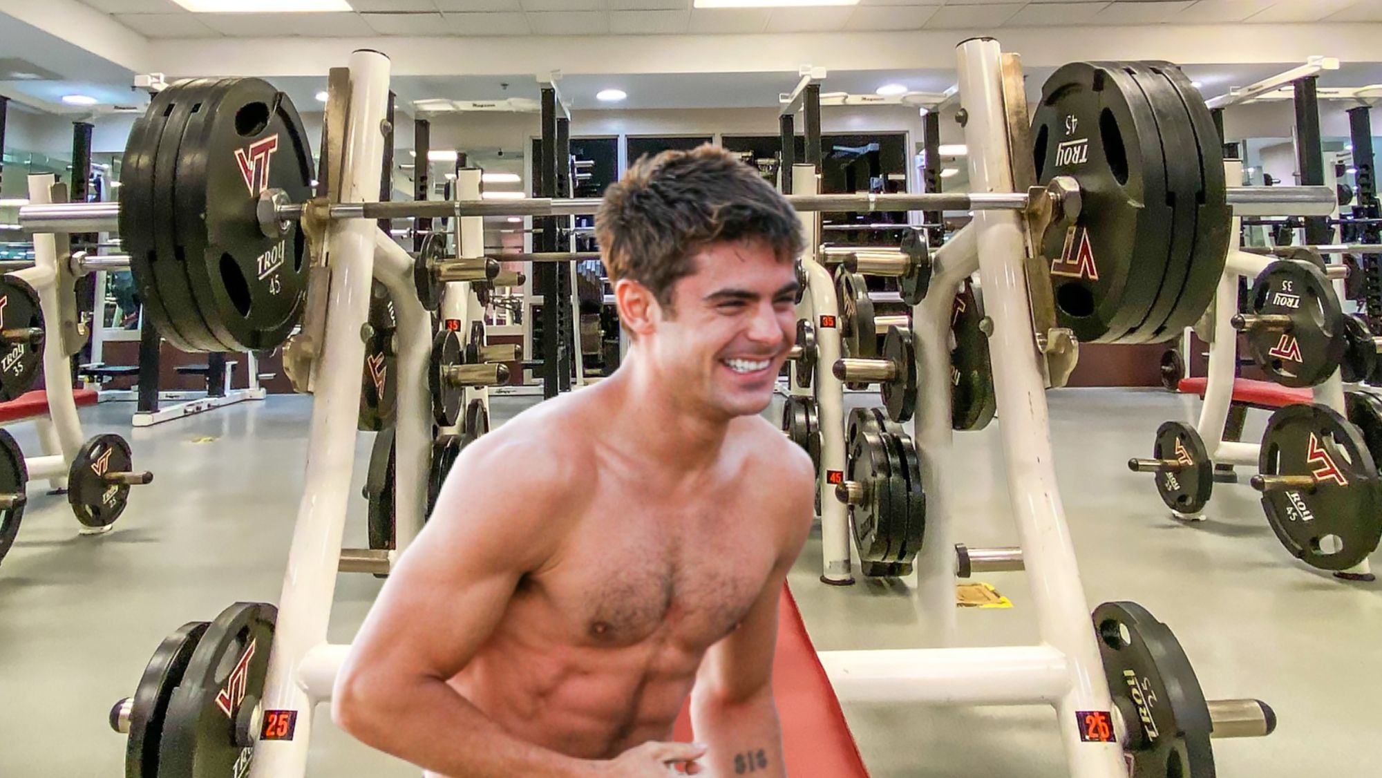 Zac Efron gimnasio