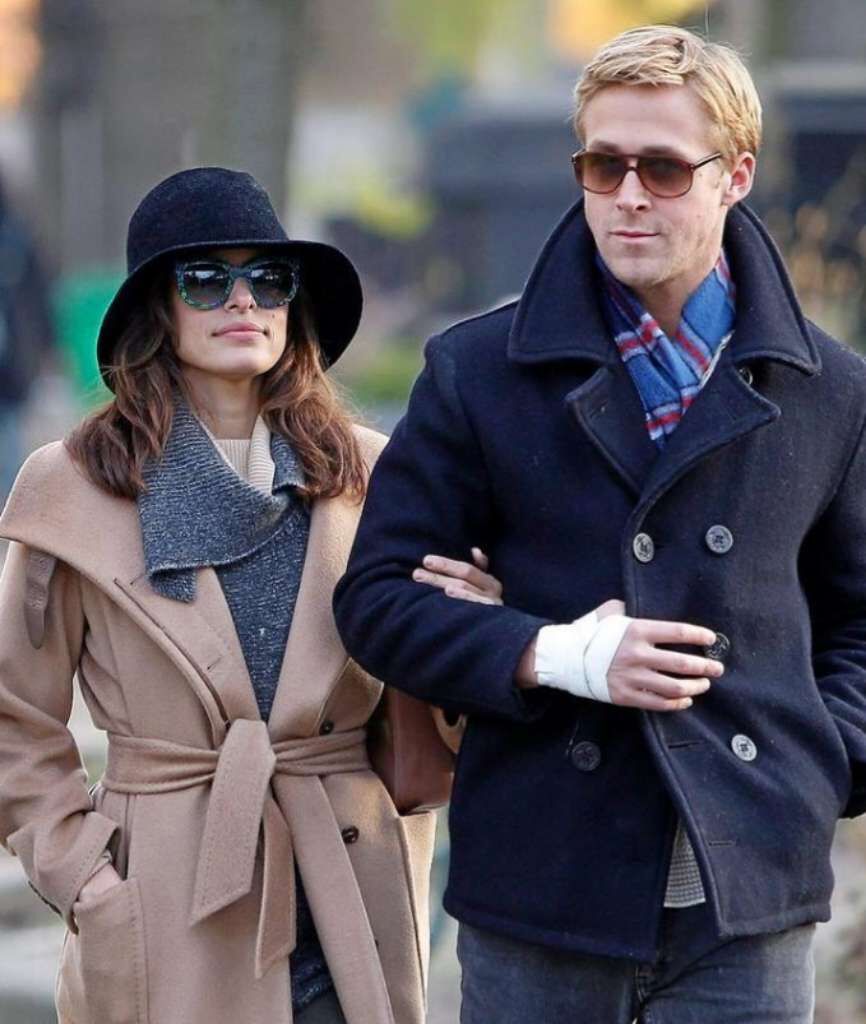 Eva Mendes y su marido Ryan Gosling Eva Mendes y su marido Ryan Gosling