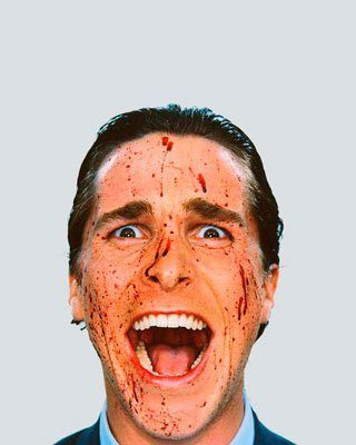 Patrick Bateman, por Christian Bale Patrick Bateman, por Christian Bale