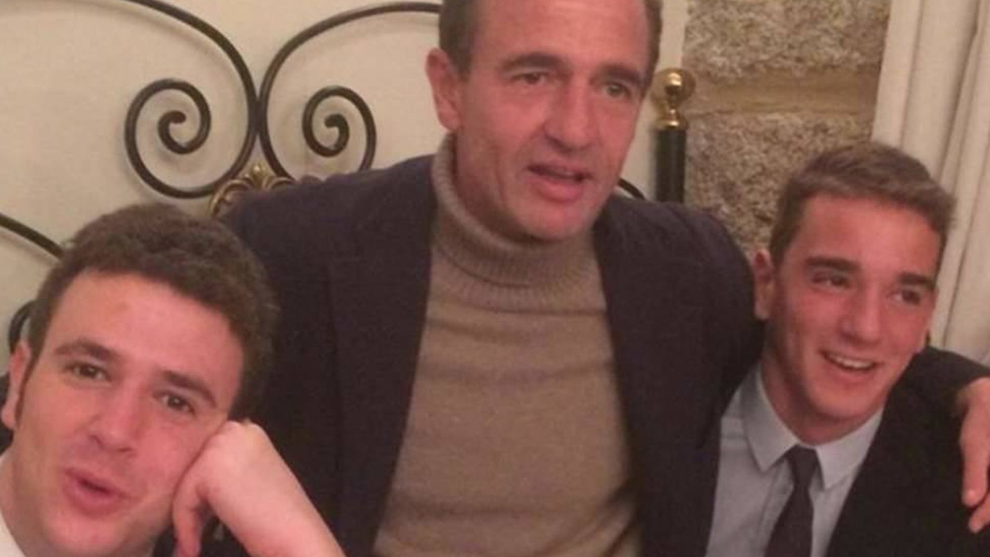 Alessandro Lequio y sus hijos Aless y Clemente Alessandro Lequio y sus hijos Aless y Clemente
