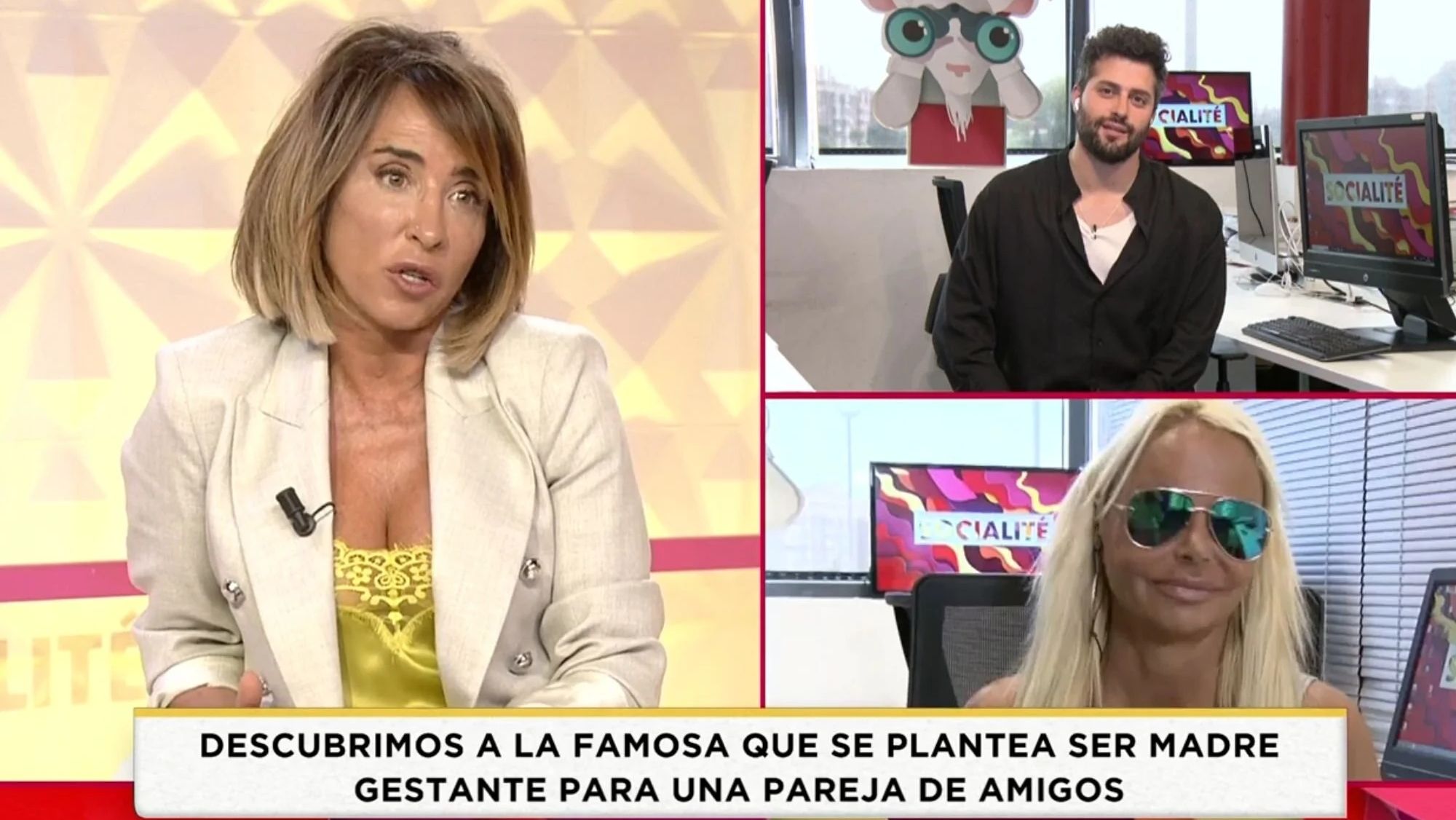 Leticia Sabater contando su historia a María Patiño Leticia Sabater contando su historia a María Patiño