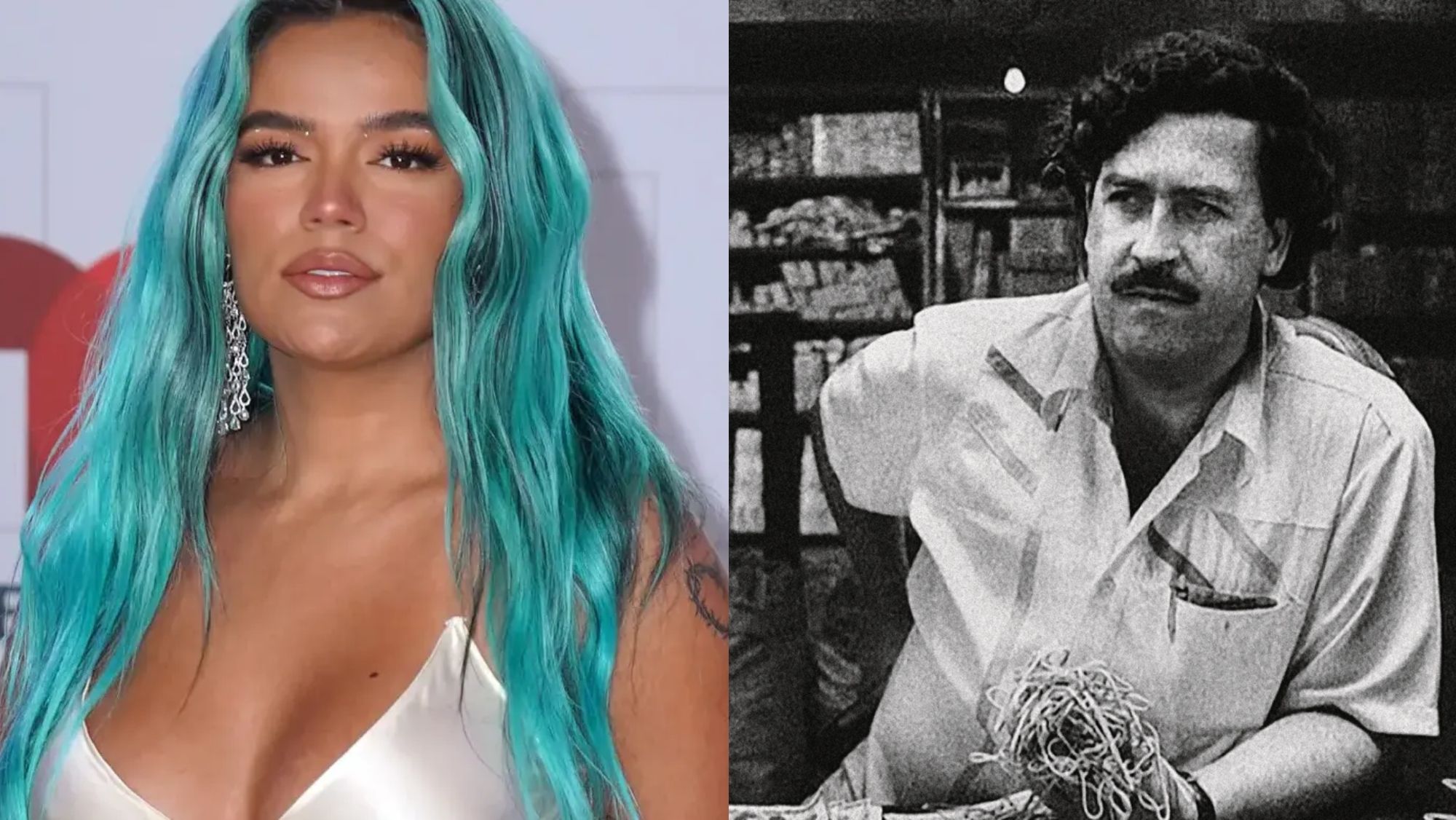 Karol G y Pablo Escobar