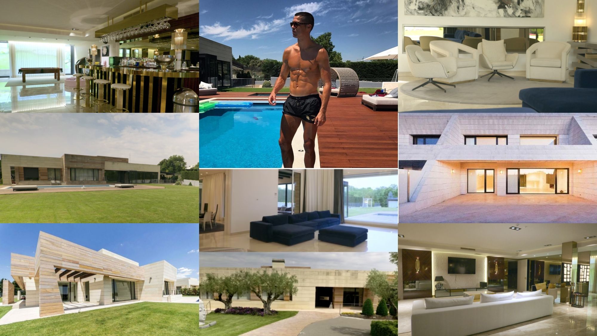 Imágenes de la casa que alquilan Cristiano y Georgina