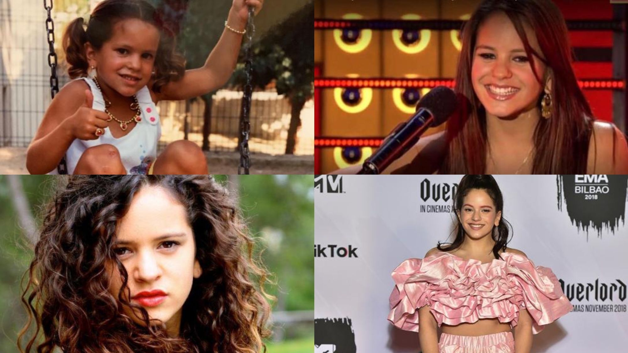 Así ha evolucionado Rosalía Así ha evolucionado Rosalía