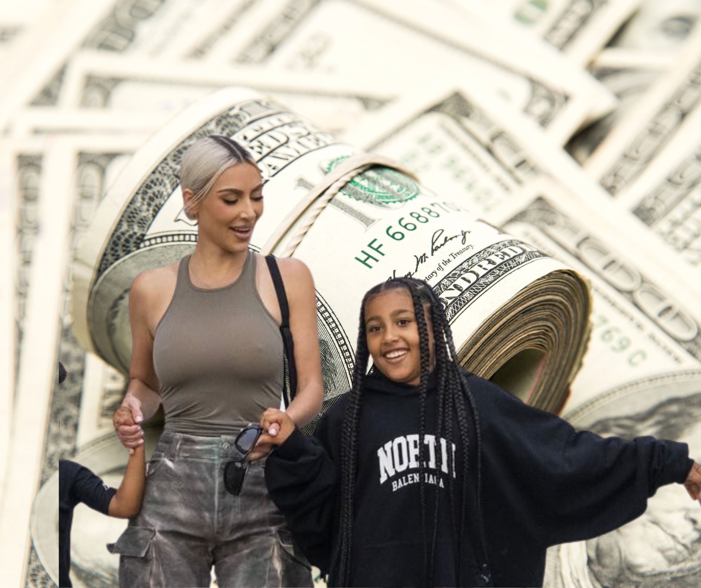 Kim Kardashian quiere que su hija siga sus pasos una millonaria muy joven