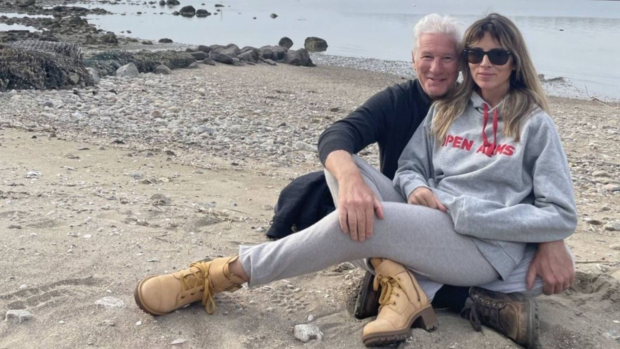 Richard Gere y Alejandra Silva en Galicia Richard Gere y Alejandra Silva en Galicia