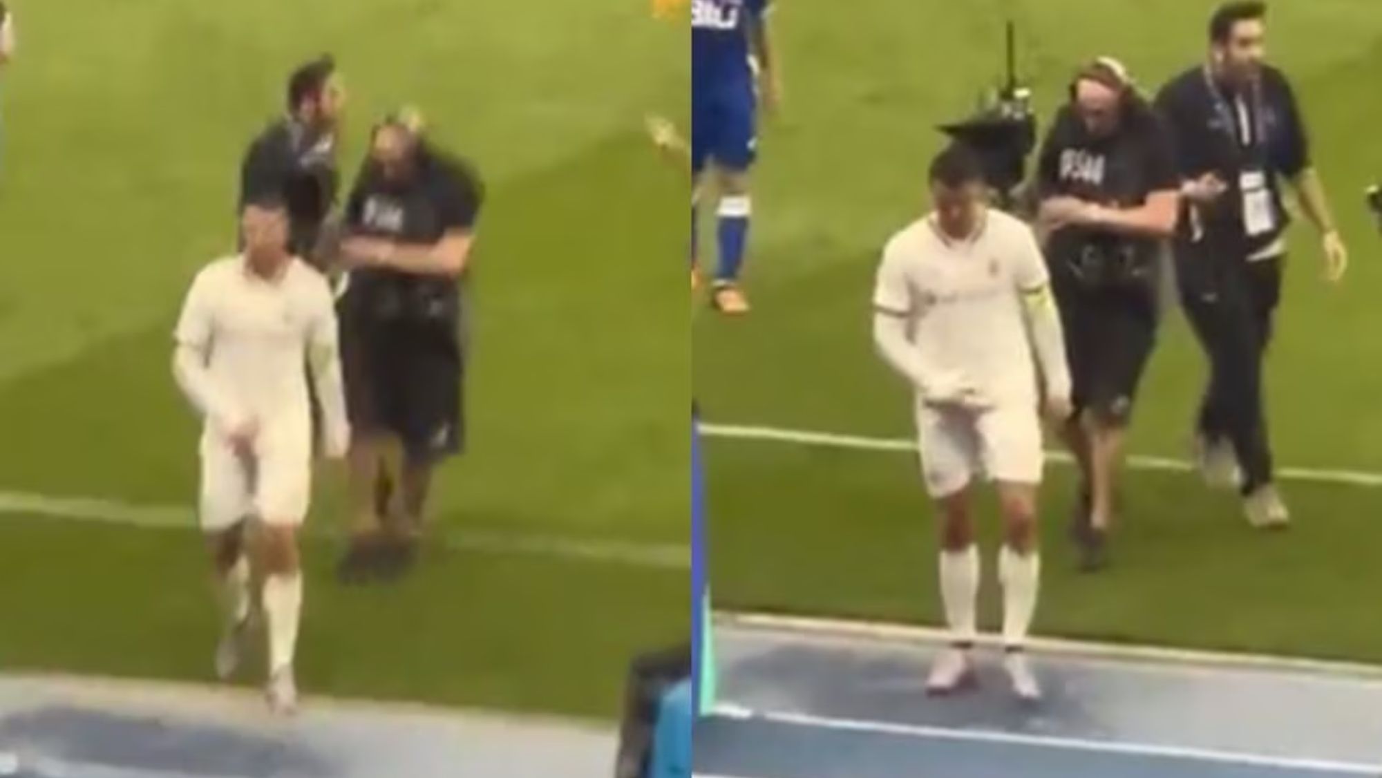 El gesto obsceno de Cristiano Ronaldo El gesto obsceno de Cristiano Ronaldo