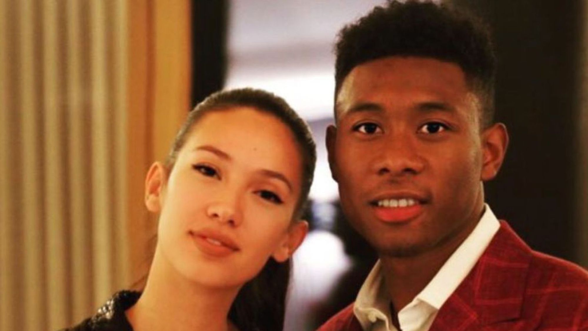 Shalimar Heppner y David Alaba Shalimar Heppner y David Alaba