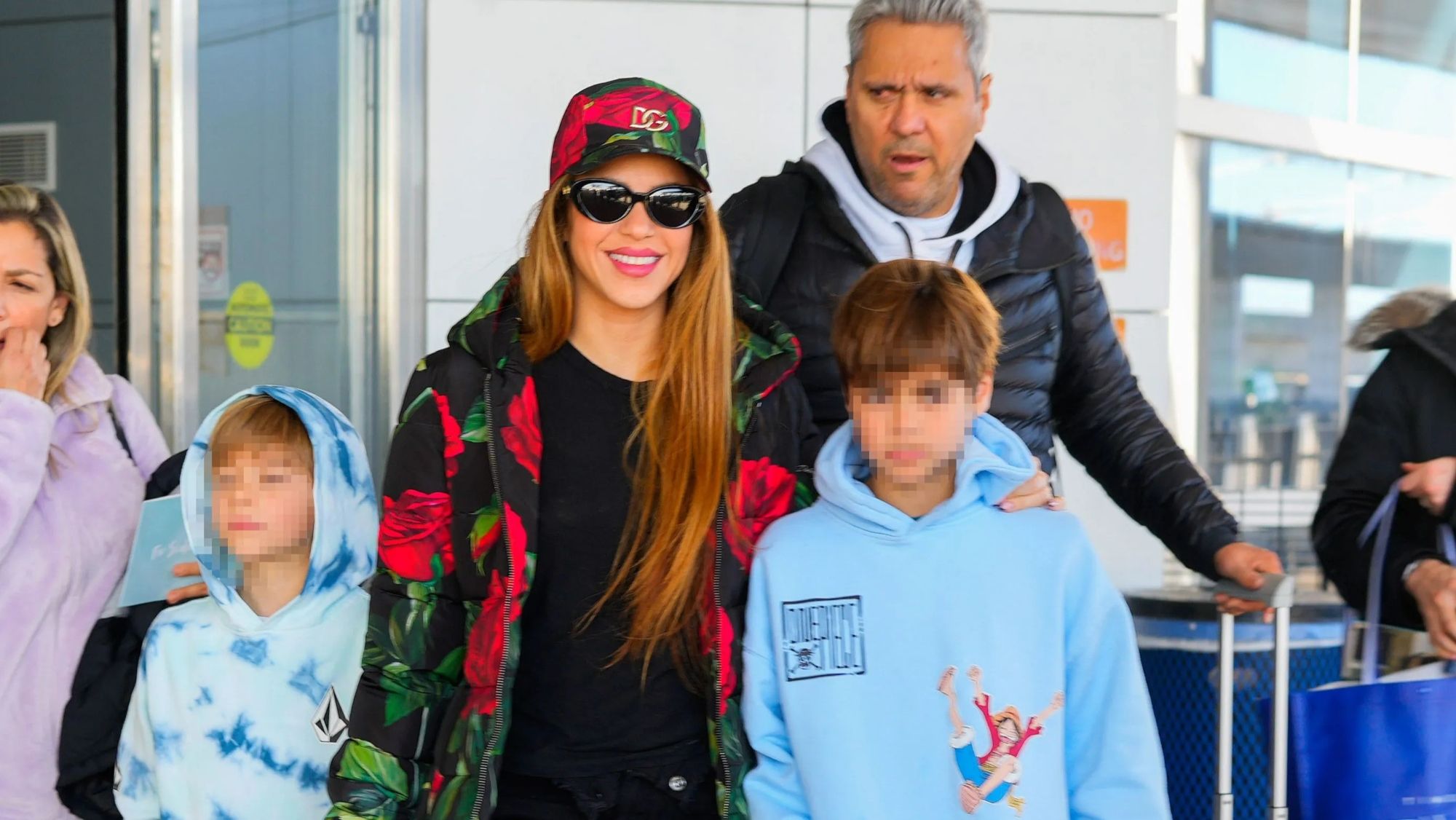 Shakira a su llegada a Miami