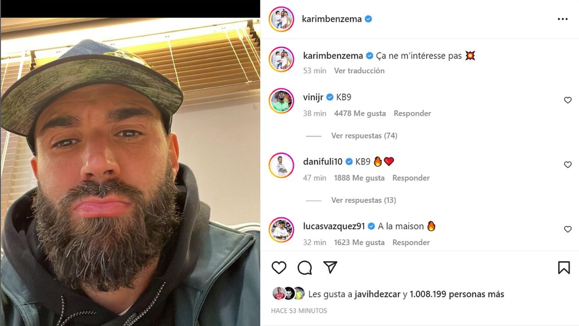 Karim Benzema en Instagram