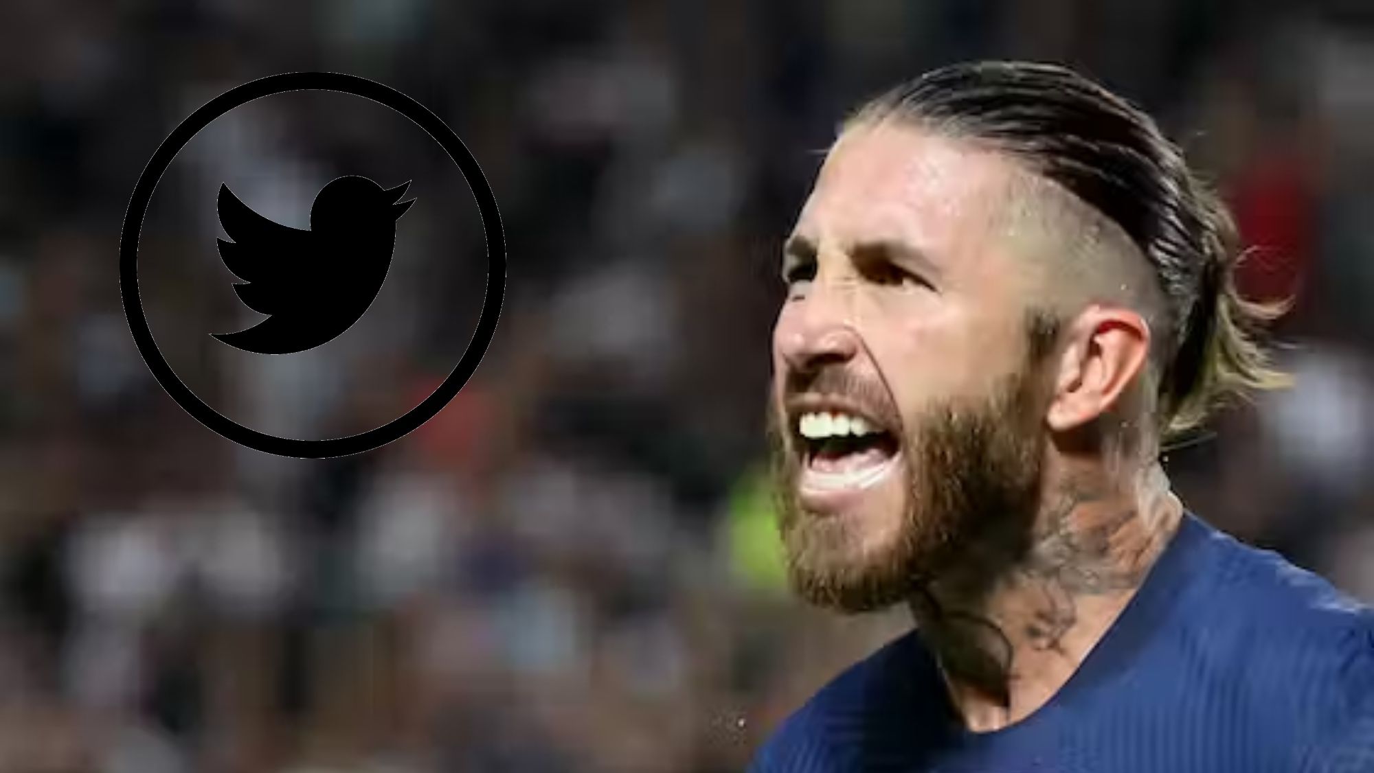 Sergio Ramos enfadado