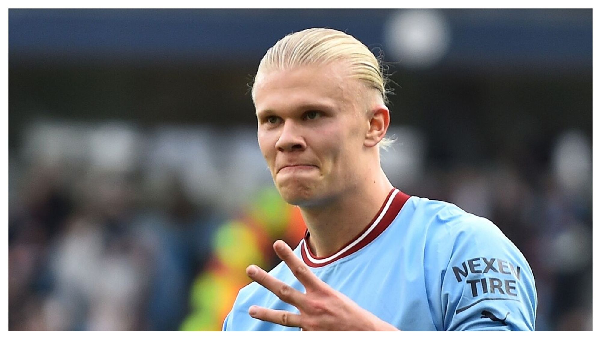 Erling Haaland con el City / EFE