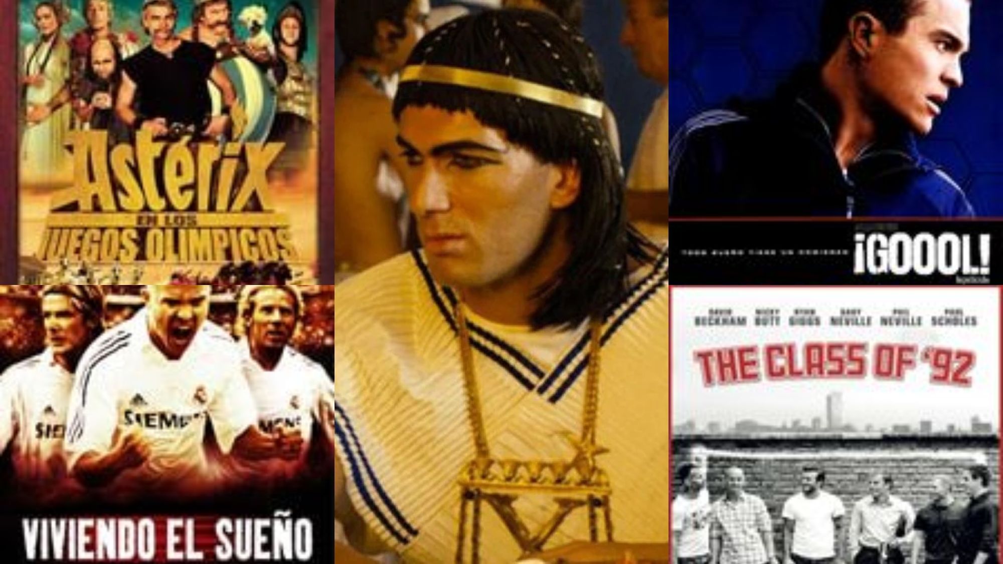 Las películas en las que ha intervenido Zinedine Zidane