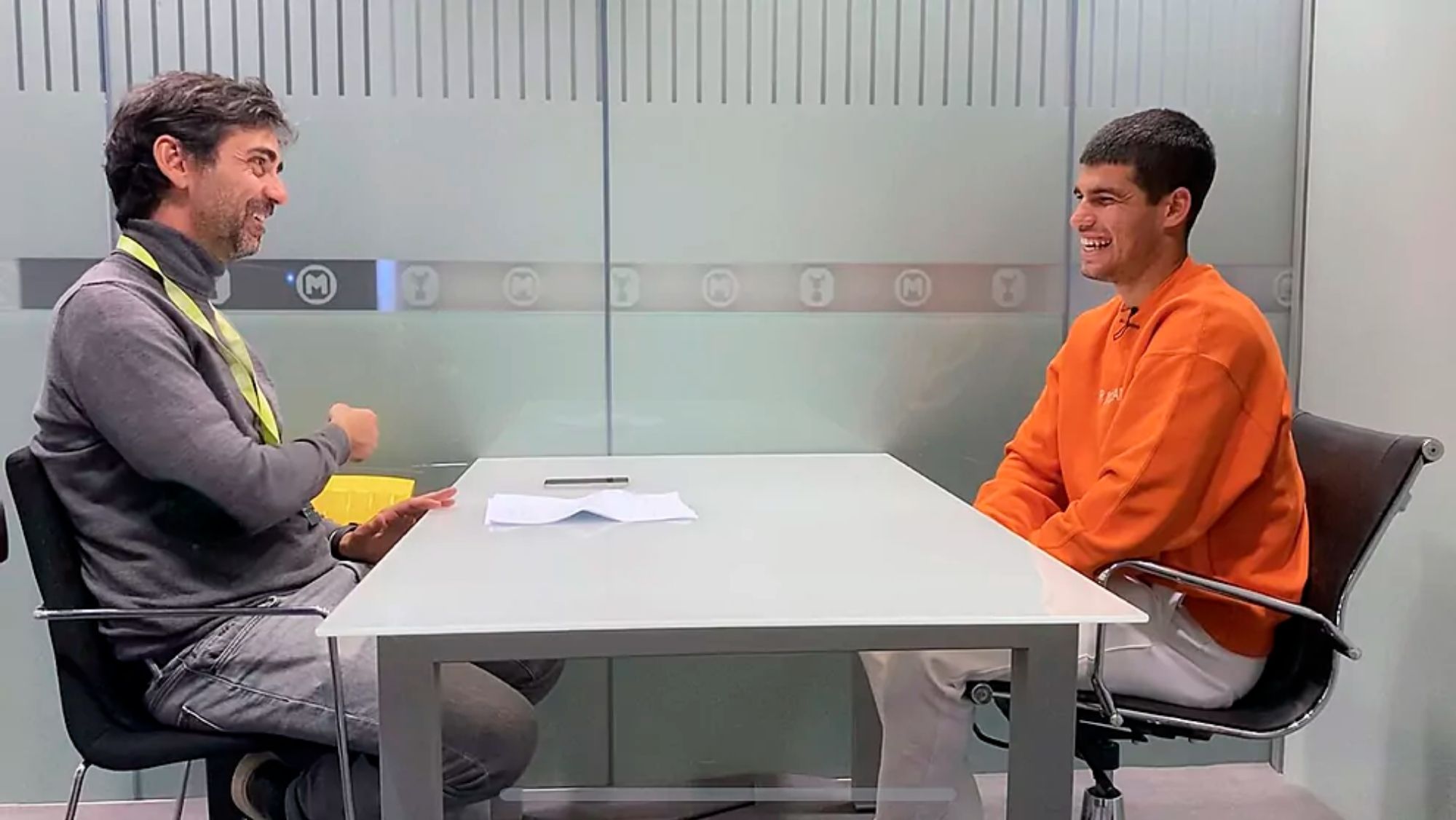 Imagen entrevista a Carlos Alcaraz Imagen entrevista a Carlos Alcaraz