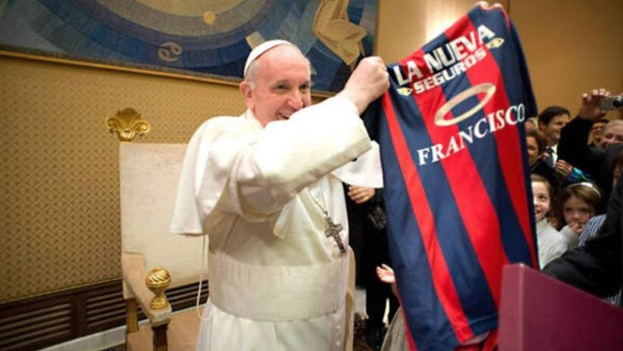 Papa Francisco hincha de San Lorenzo Papa Francisco hincha de San Lorenzo
