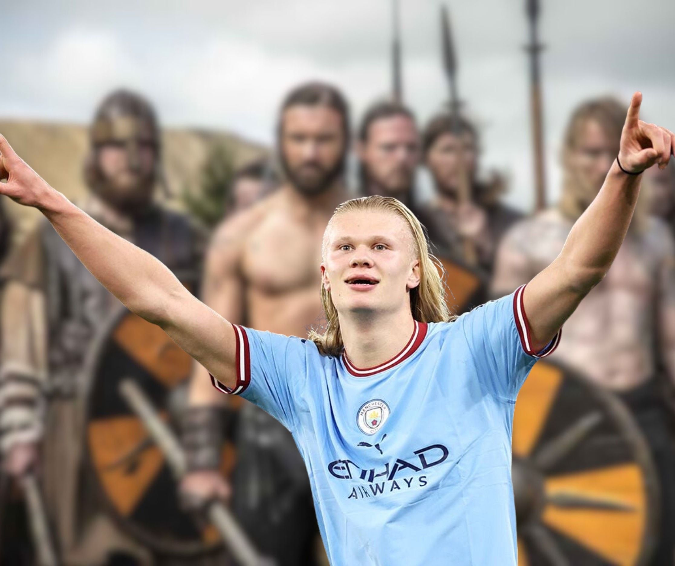 Haaland le coge el gusto al pelo suelto se transforma en un vikingo