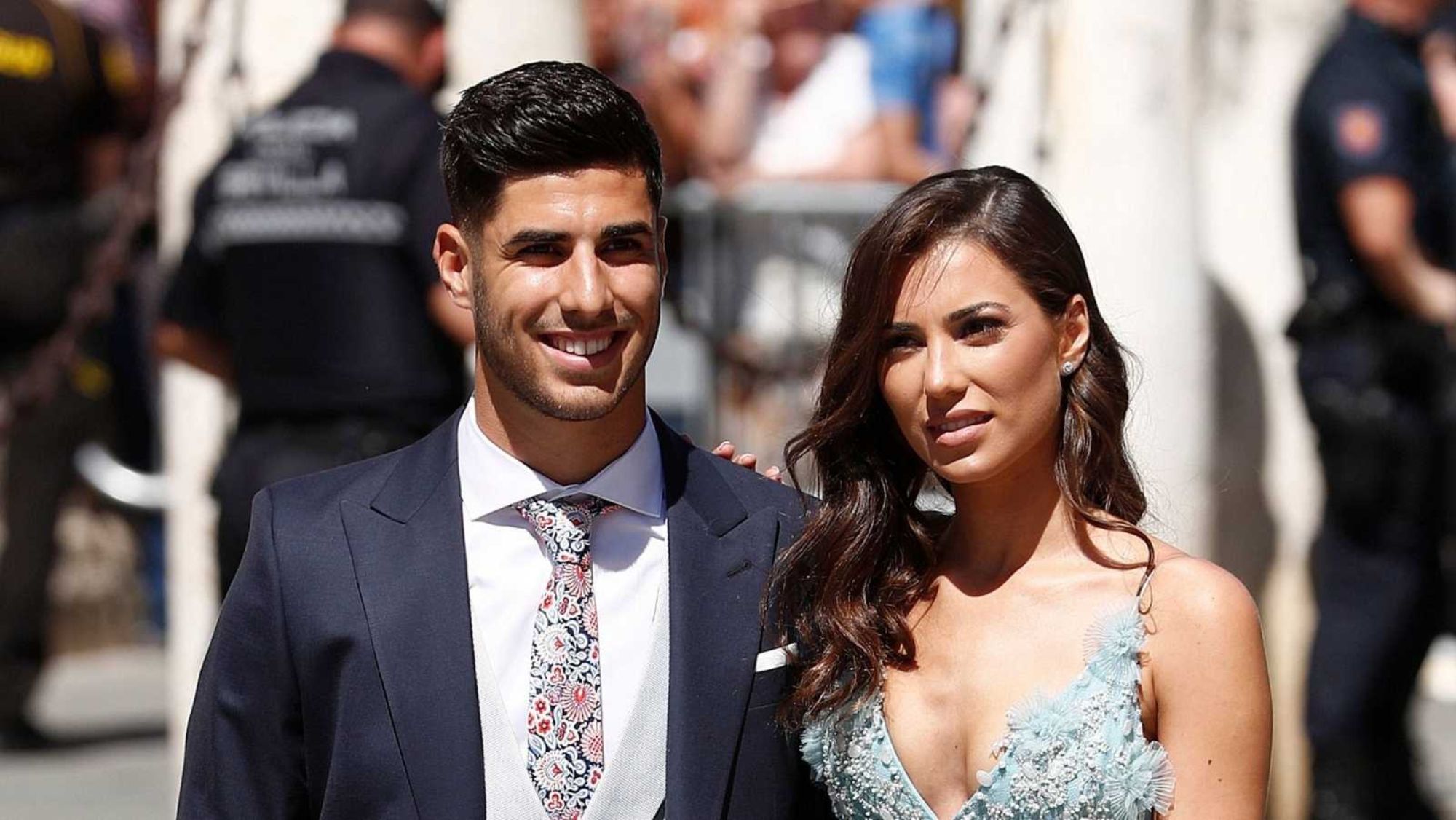 Marco Asensio y Sandra Garal