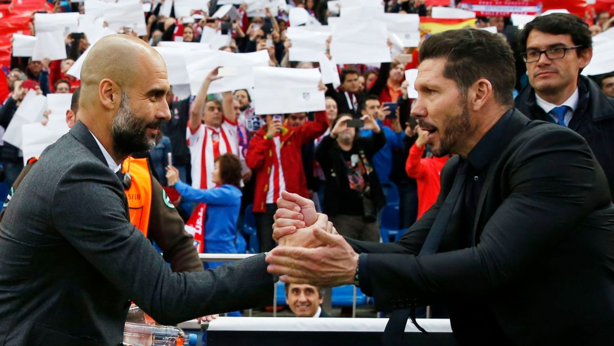 Diego Simeone y Pep Guardiola Diego Simeone y Pep Guardiola