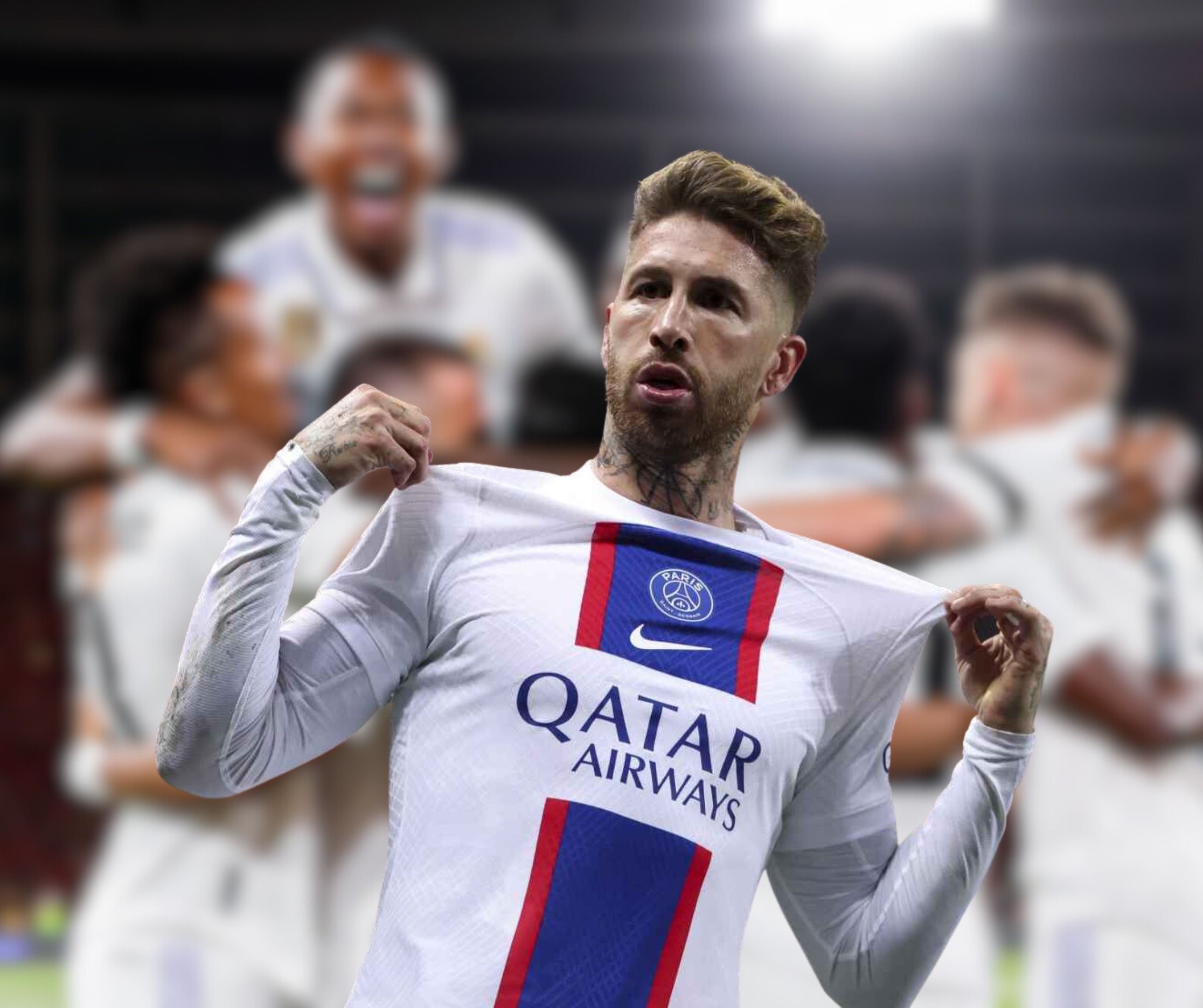 Sergio Ramos felicita al Real Madrid con el recuerdo más surrealista de su carrera