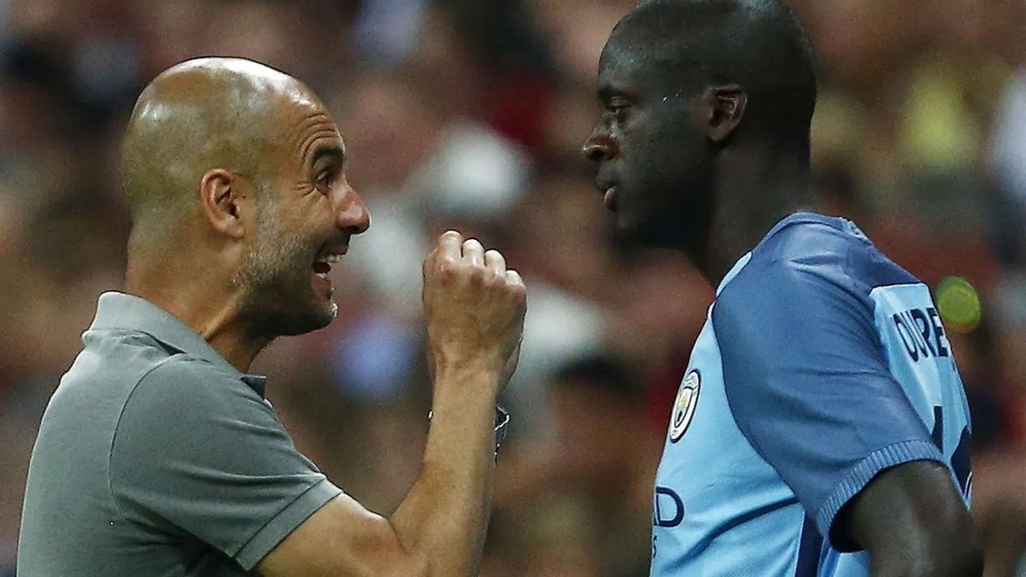Guardiola y Yayá Touré Guardiola y Yayá Touré