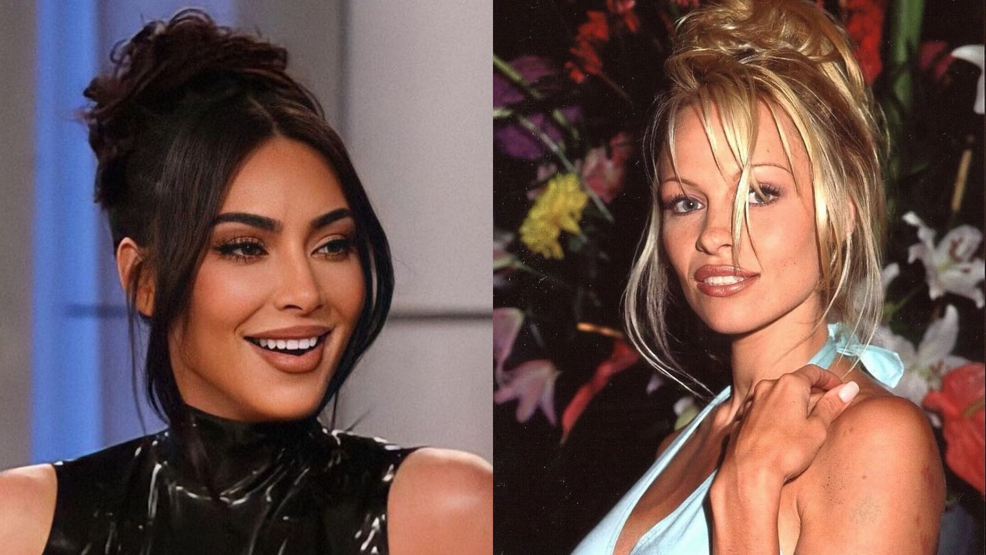 Kim Kardashian y Pamela Anderson Kim Kardashian y Pamela Anderson