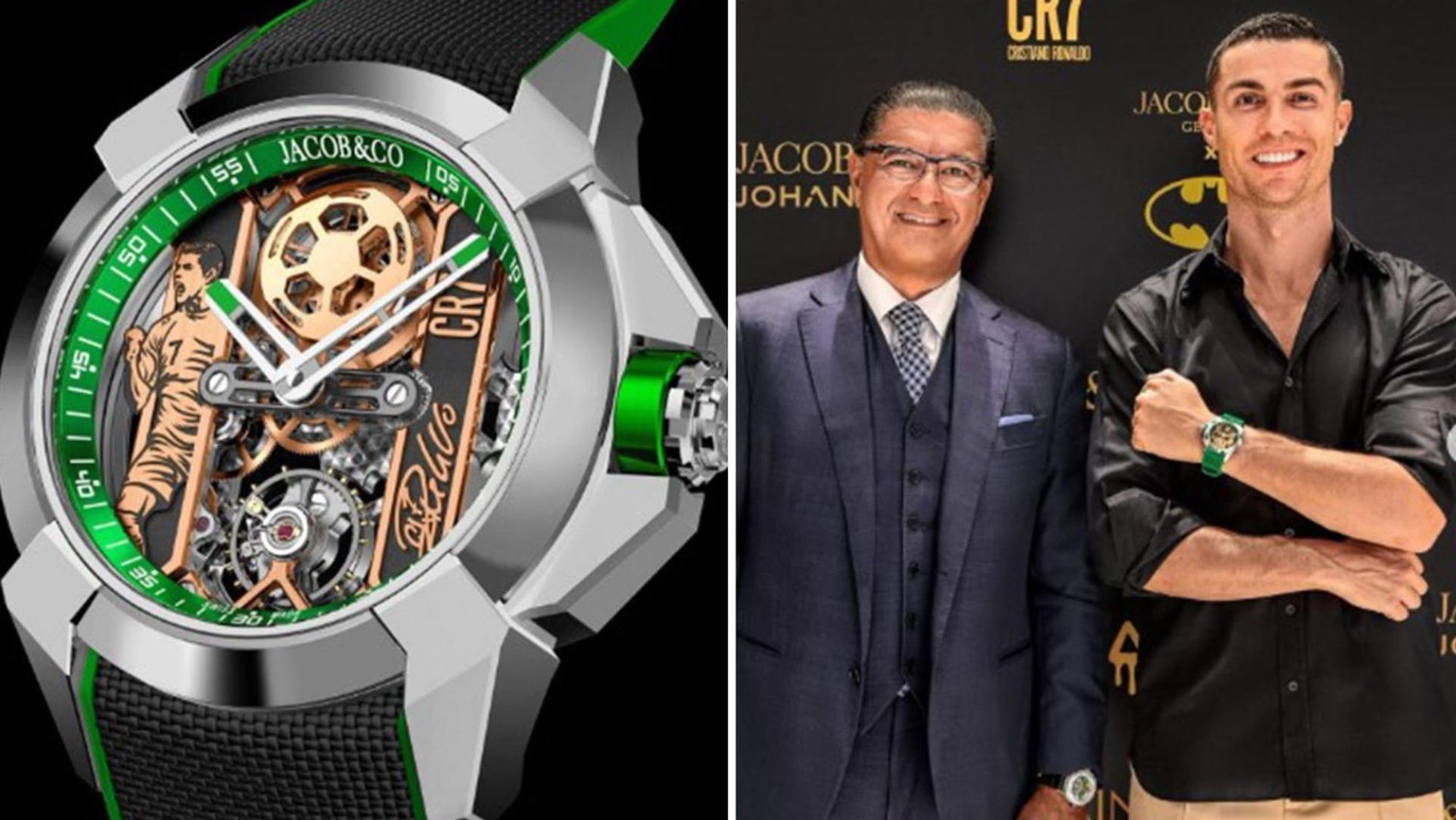 Cristiano Ronaldo y su nuevo reloj Cristiano Ronaldo y su nuevo reloj