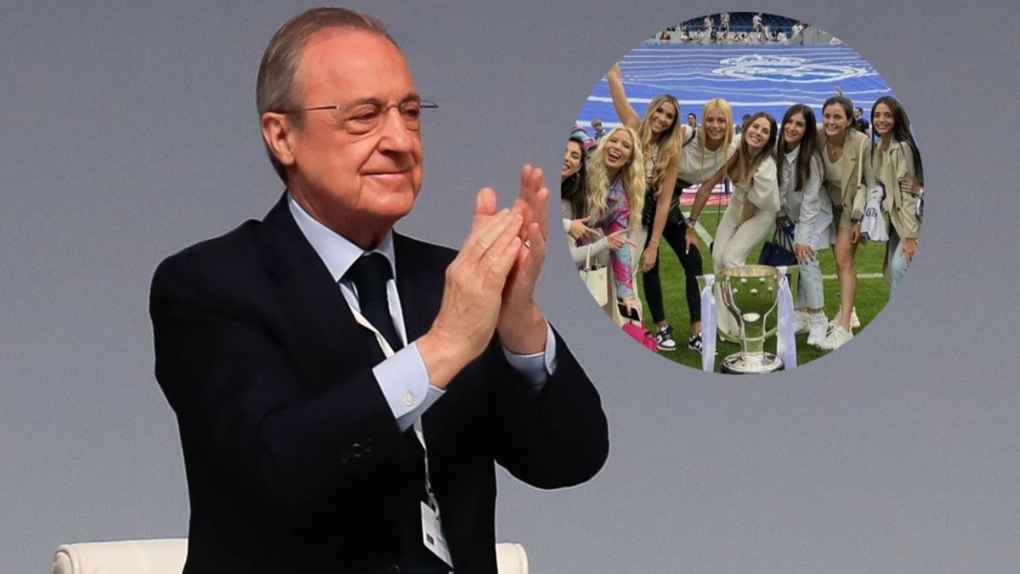 La hemos descubierto: es la mujer que une a las parejas en el vestuario del Real Madrid