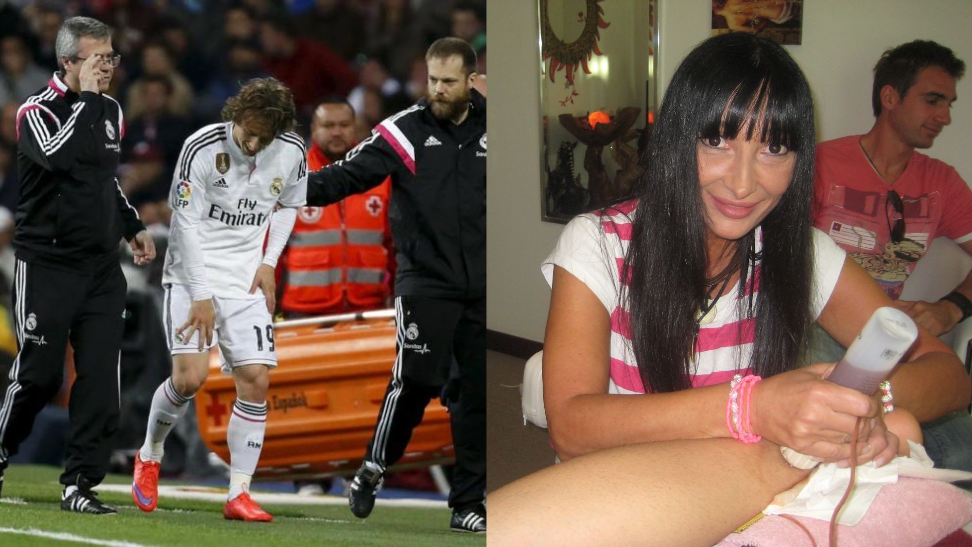 Luka Modric y Marijana Kovačević Luka Modric y Marijana Kovačević